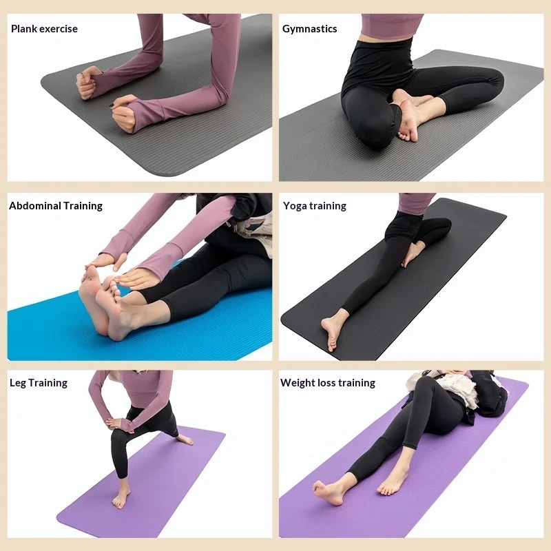 Pilates Yoga Mat Workout - 특대형 논슬립 요가매트 충격흡수 초광폭 필라테스