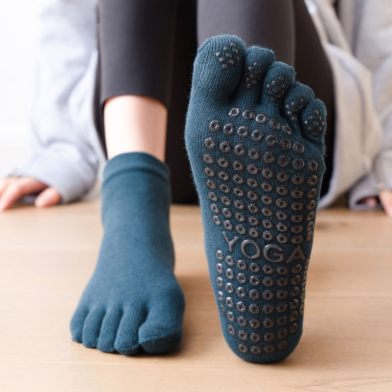 Pilates Yoga Grip Socks - 안티-슬립 여성 필라테스 양말 다섯 발가락
