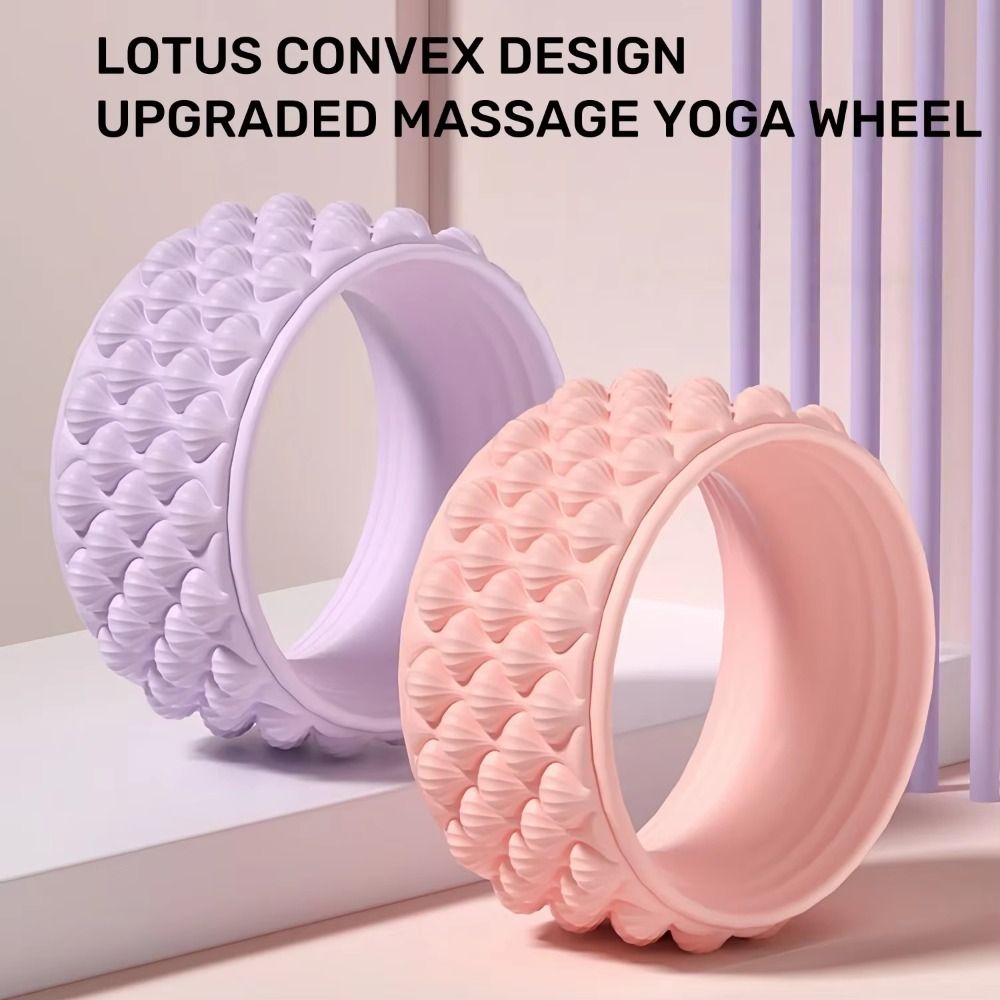 Pilates Yoga Resistance Ring - 핫 실리콘 요가 휠 이중층 두꺼운
