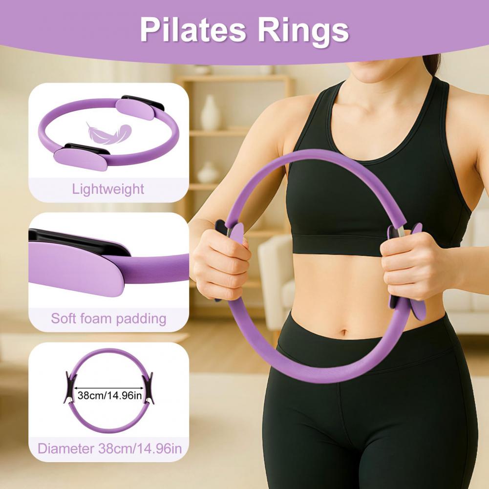Pilates Yoga Resistance Ring - 여성 요가 피트니스 링 서클 필라테스