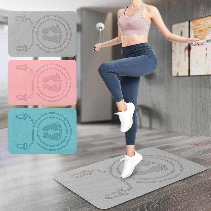 Pilates Yoga Mat Workout - 6mm 점프 로프 매트 TPE 소재