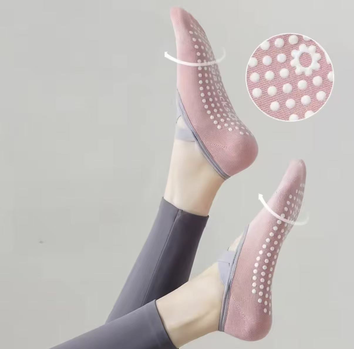 여성 요가 양말 실리콘 미끄럼 방지 발레 필라테스 양말 - Pilates Yoga Sport 리뷰 및 가격