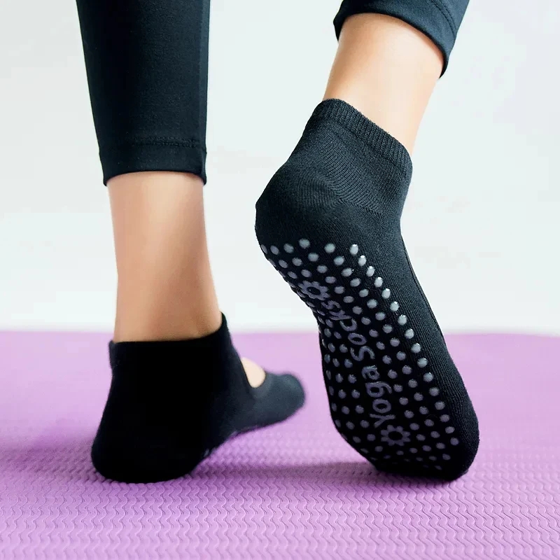 고품질 여성 요가 양말 미끄럼 방지 통기성 등받이 필라 - Pilates Yoga Grip Socks 리뷰 및 가격