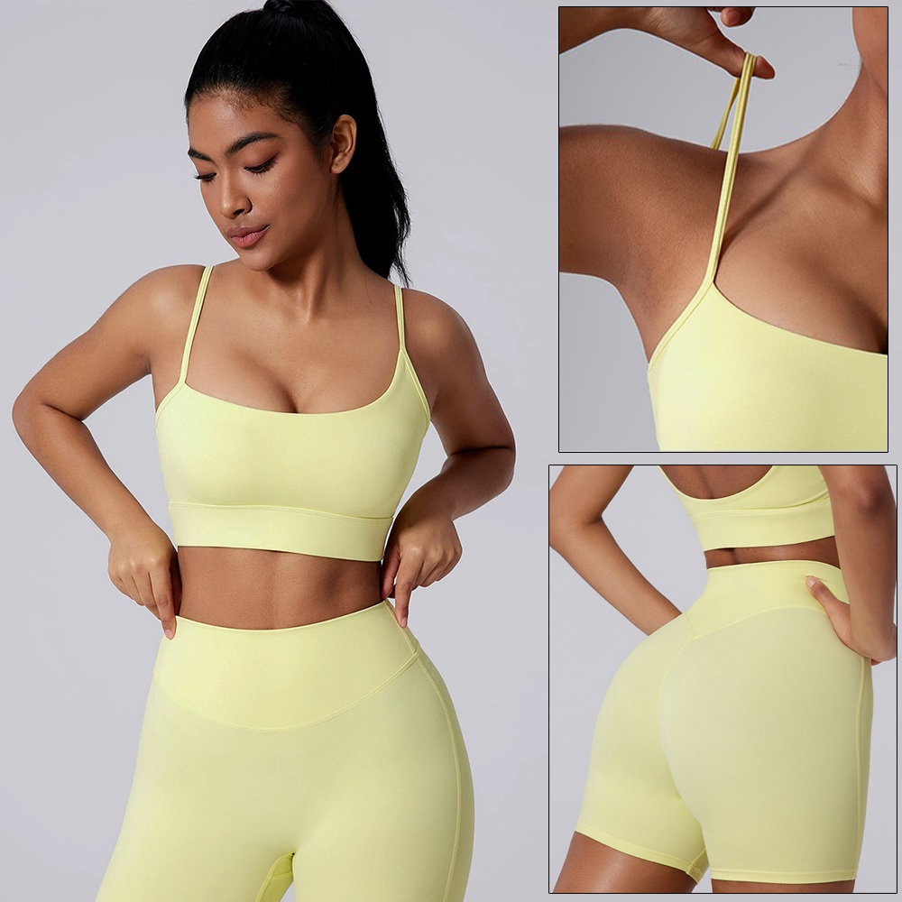 클라우드 하이드 옐로우 요가복 여성용 피트니스 세트 스 - Pilates Yoga Wrap Top 리뷰 및 가격