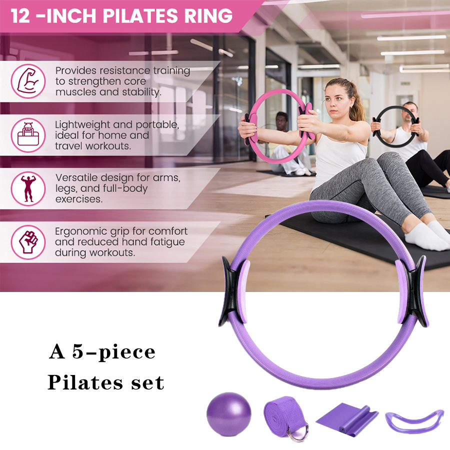 맞춤형 로고 5종 홈짐 저항 운동 피트니스 트레이닝 세 - Pilates Yoga Resistance Ring 리뷰 및 가격