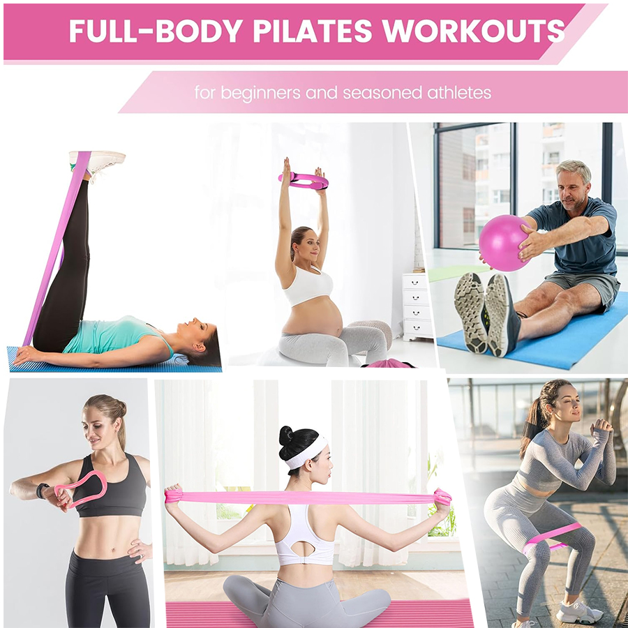 맞춤형 로고 5종 홈짐 저항 운동 피트니스 트레이닝 세 - Pilates Yoga Resistance Ring 리뷰 및 가격