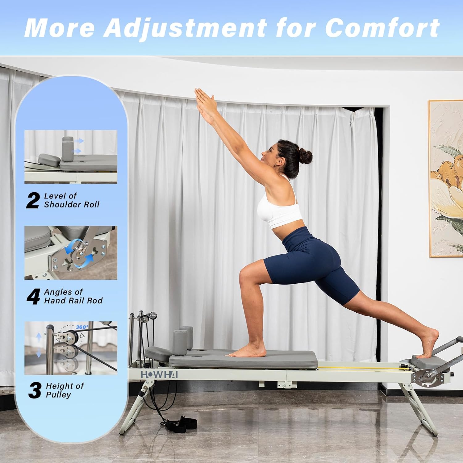 필라테스 리포머, 접이식 홈짐용 리포머 필라테스 기구, - Pilates Reformer Spring 리뷰 및 가격