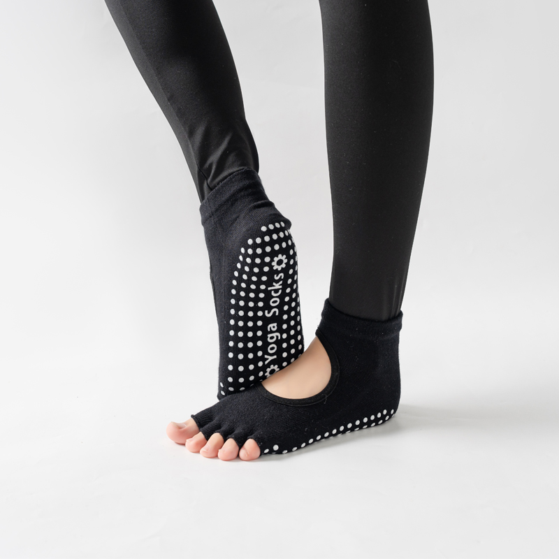 여성용 백리스 다섯 발가락 요가 양말, 미끄럼 방지 코 - Pilates Yoga Grip Socks 리뷰 및 가격