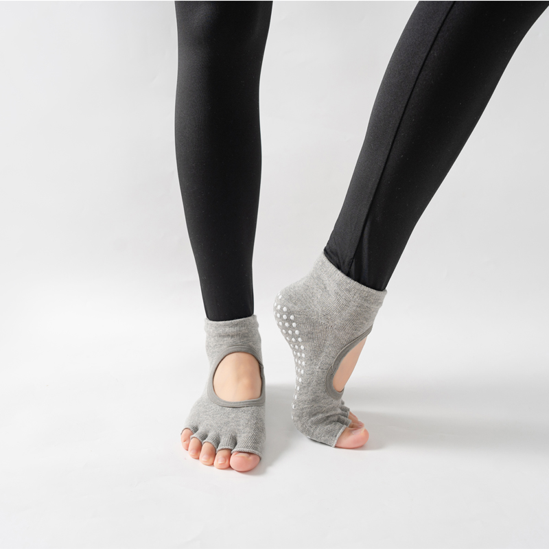 여성용 백리스 다섯 발가락 요가 양말, 미끄럼 방지 코 - Pilates Yoga Grip Socks 리뷰 및 가격