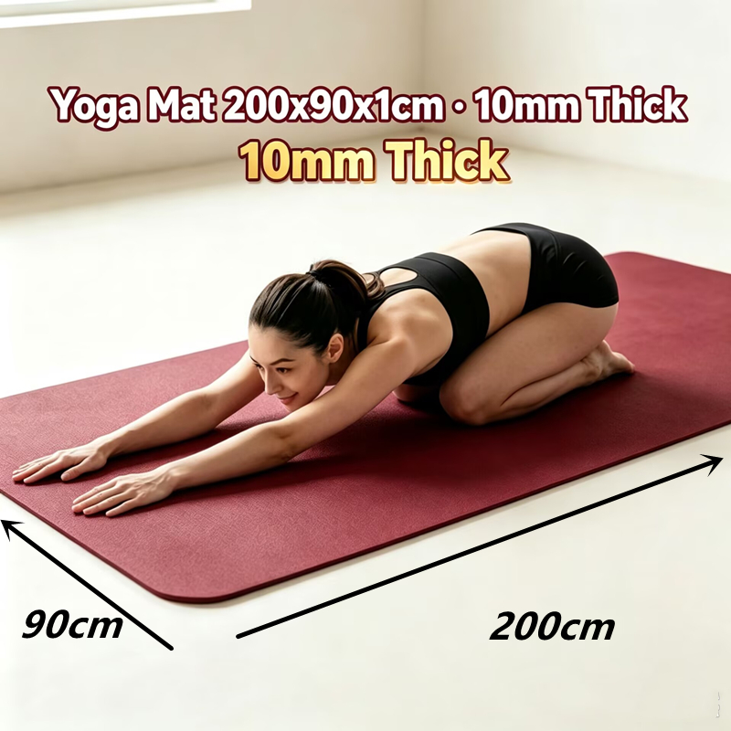 요가 매트 200*90cm 고탄력 TPE 피트니스 매트 - Pilates Yoga Mat Workout 리뷰 및 가격