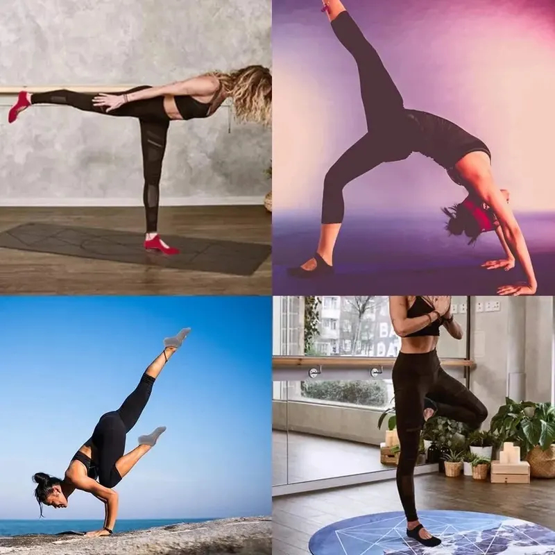 백리스 논슬립 피트니스 요가 양말 코튼 여성 스포츠 필 - Pilates Yoga Sport 리뷰 및 가격